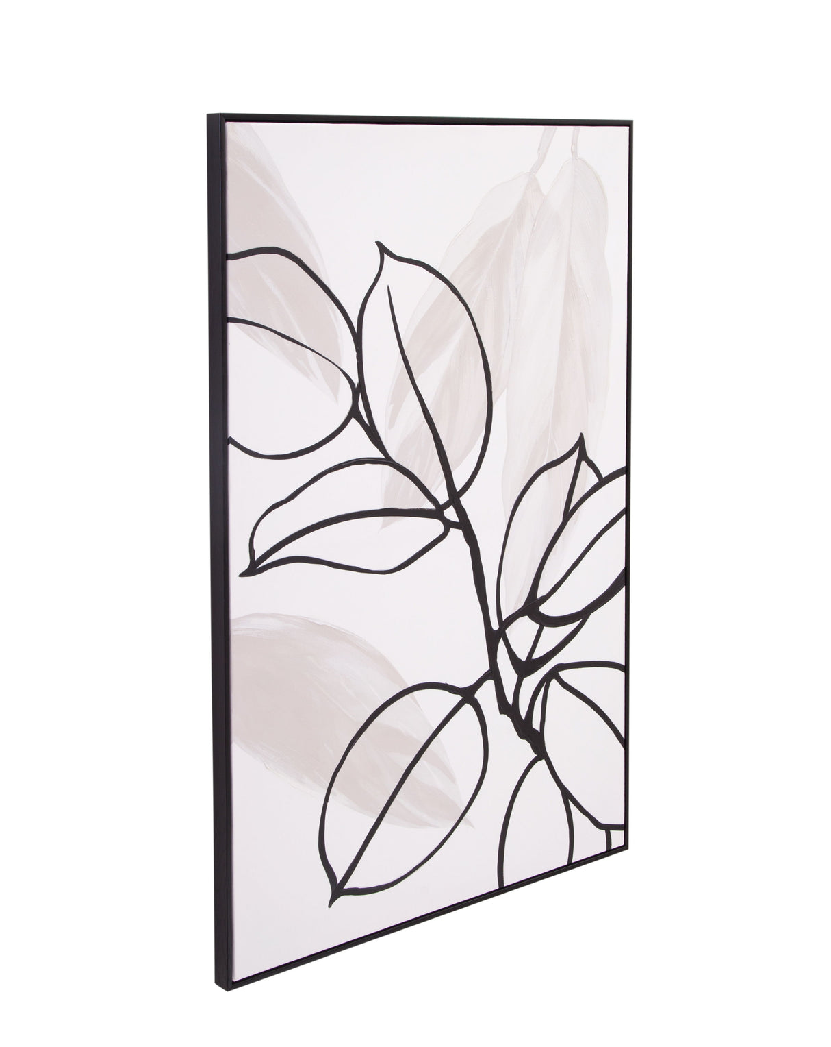 Harmony I Canvas Art - White / Black