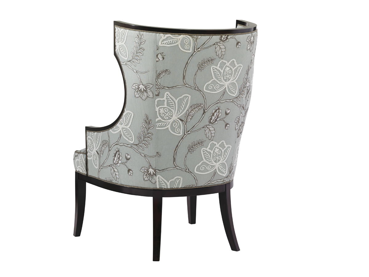 Kensington Place - Dover Chair - Dark Brown / Gray