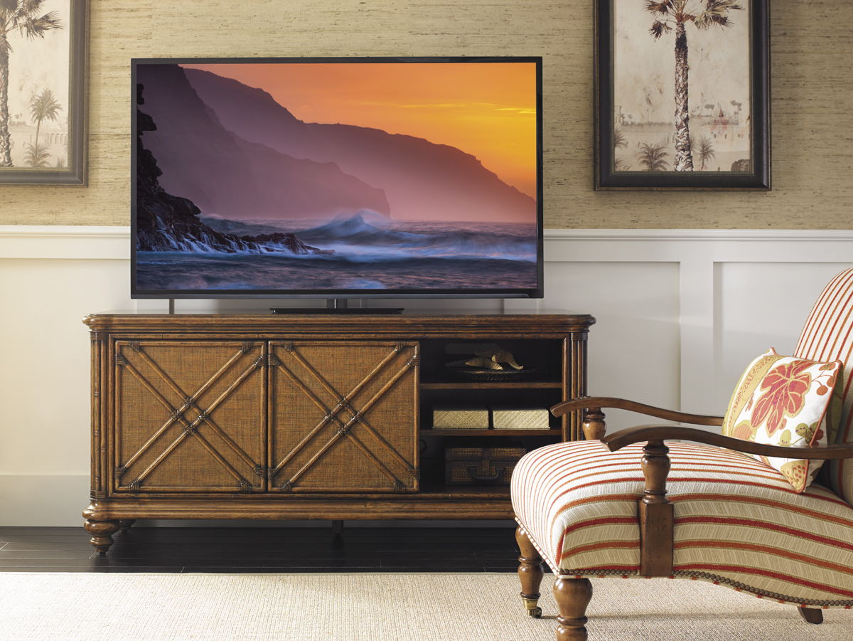Bali Hai - Marlin Media Console - Dark Brown
