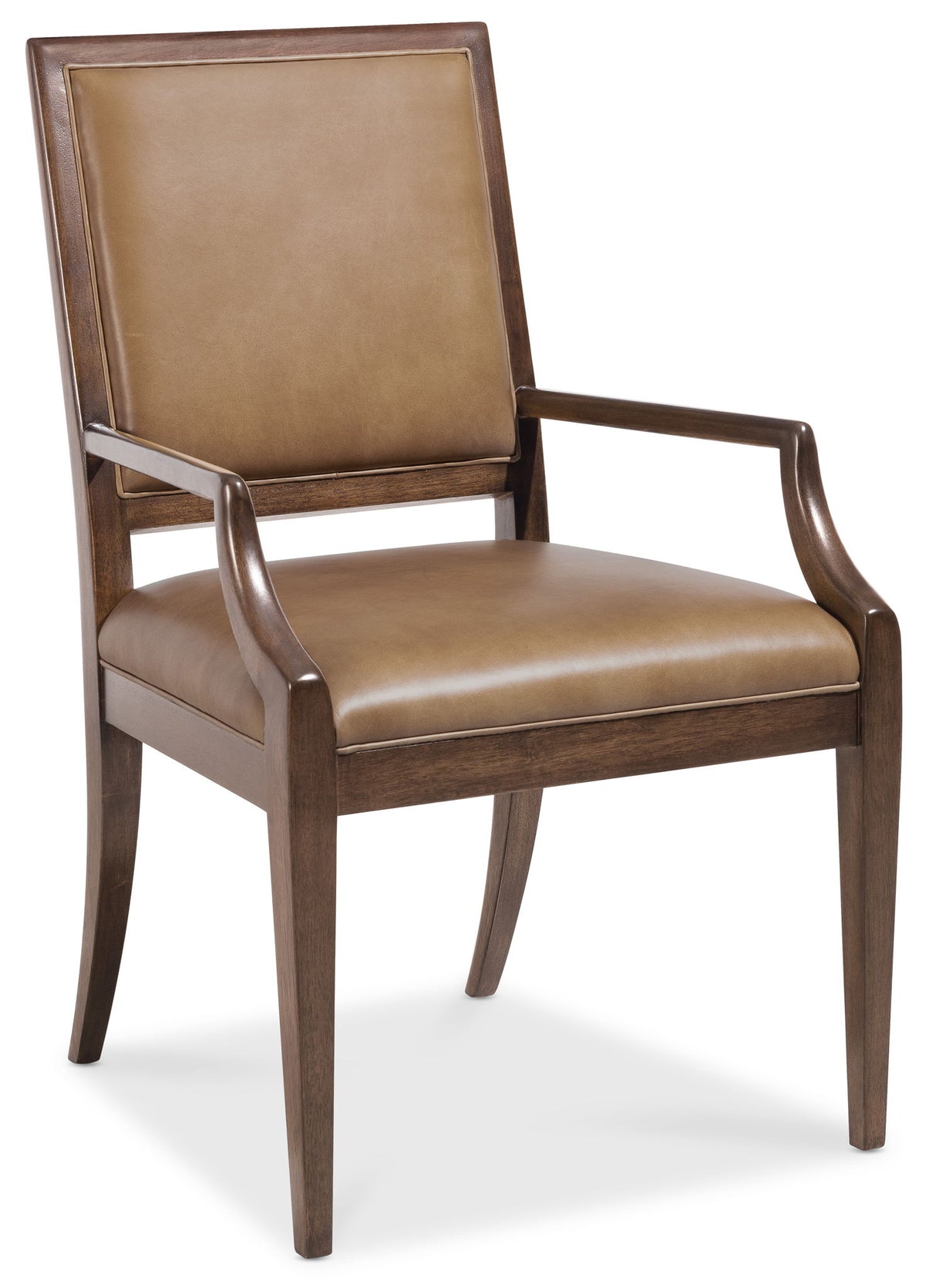 Archives - Leather Arm Chair (Set of 2) - Light Brown