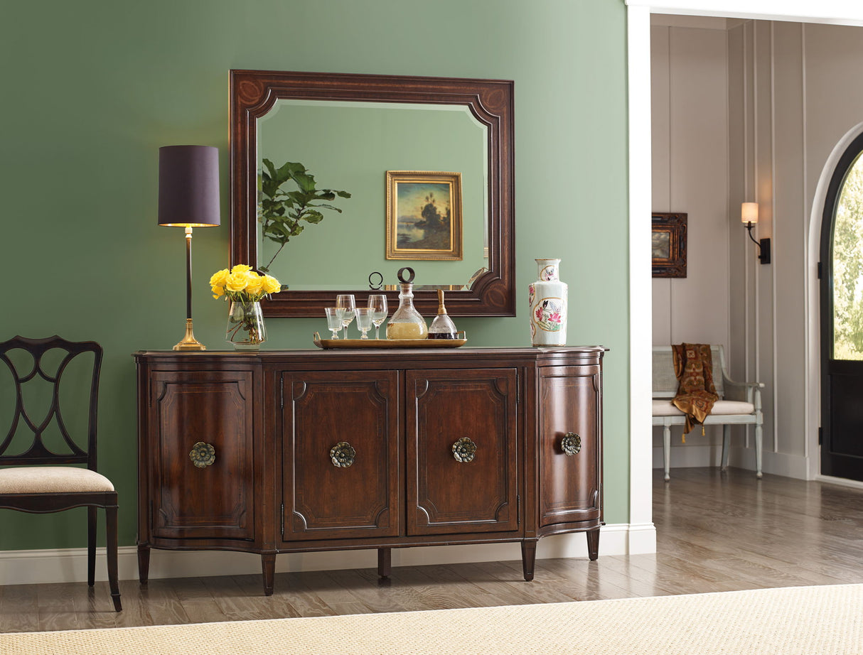 Charleston - Four-Door Buffet - Dark Brown
