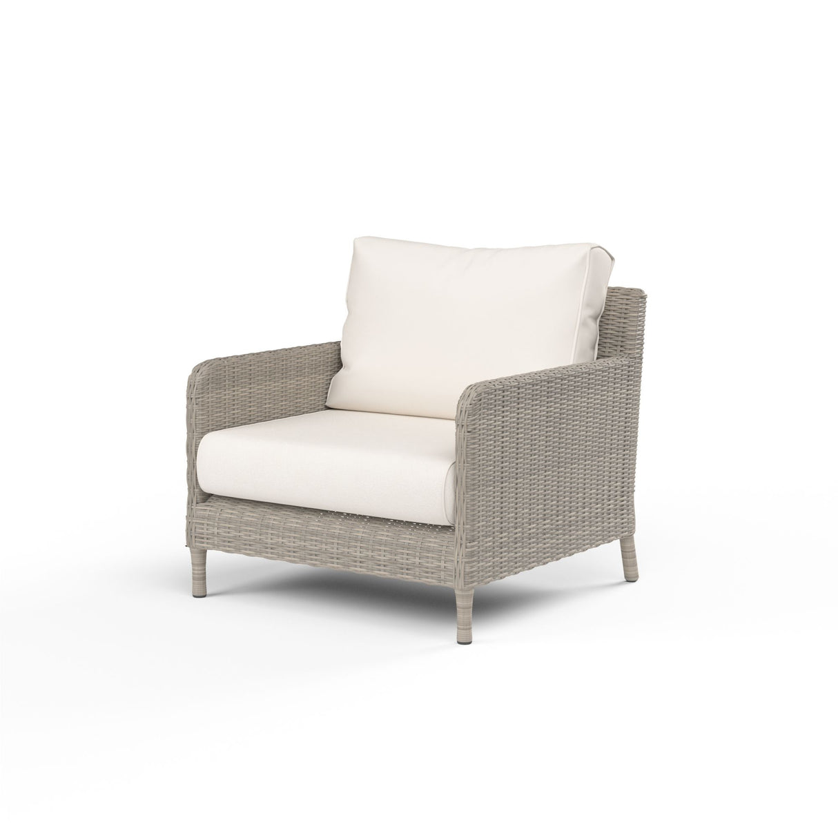 Manhattan - Club Chair, With Self Welt - Linen Canvas