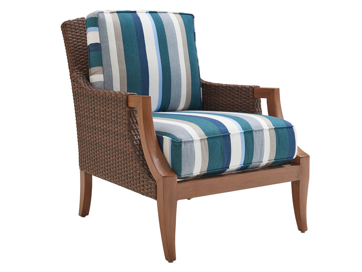 Harbor Isle - Wood Lounge Chair - Dark Brown