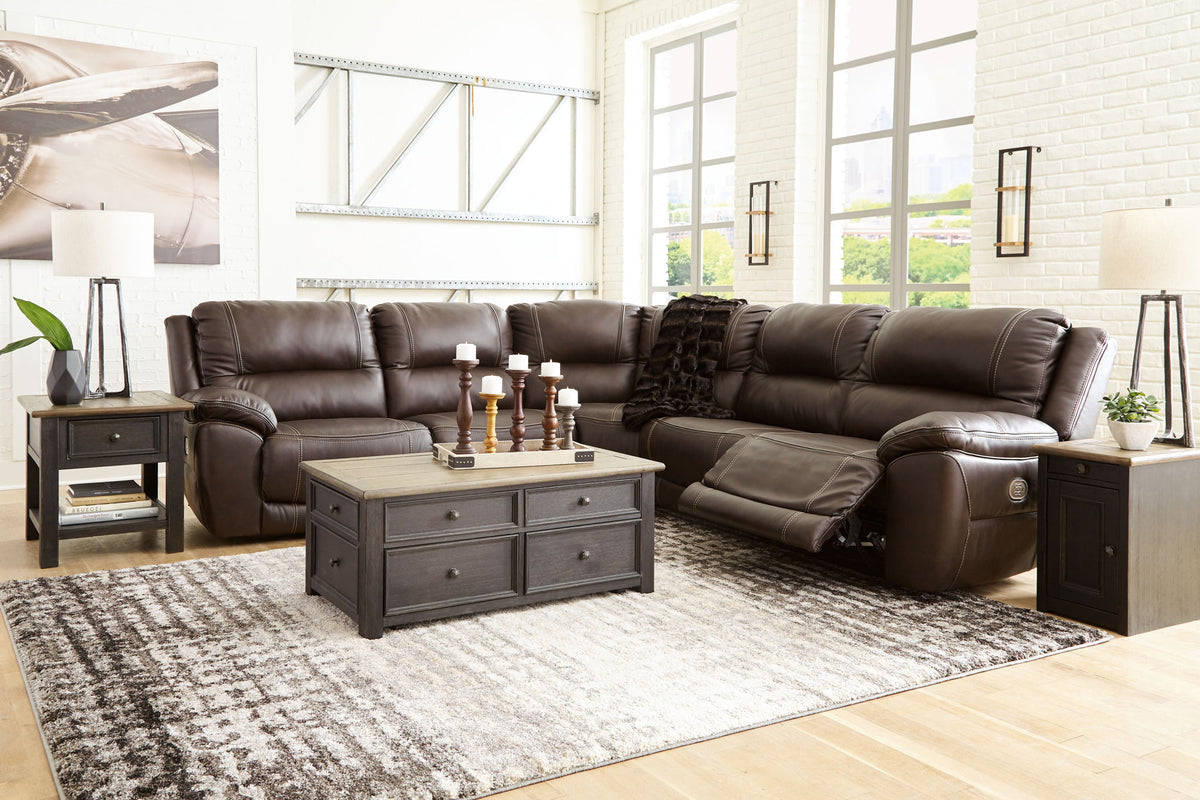 Dunleith - 5 Piece Power Reclining Sectional