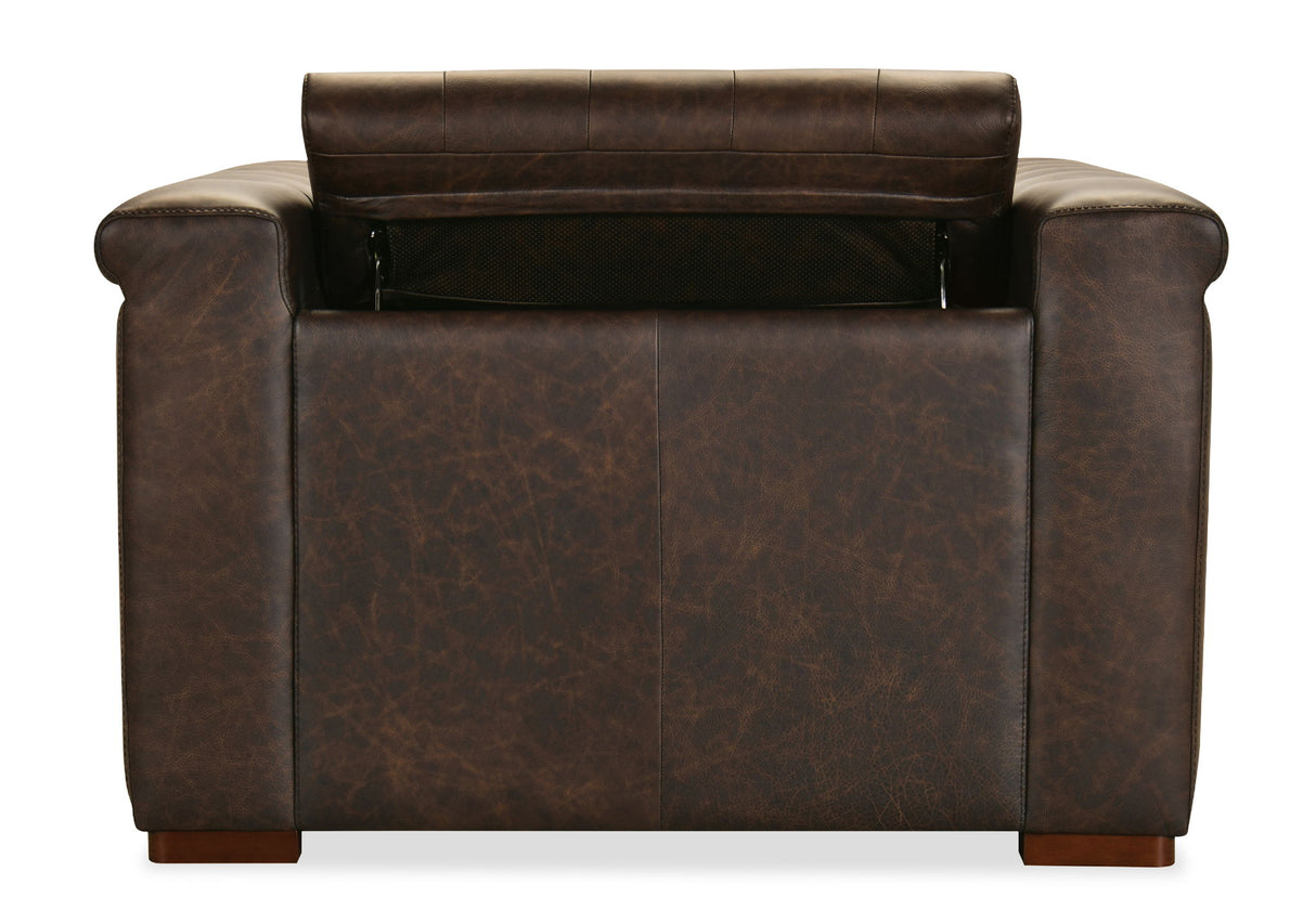 MS - Savion Deux Power Recliner With Power Headrest