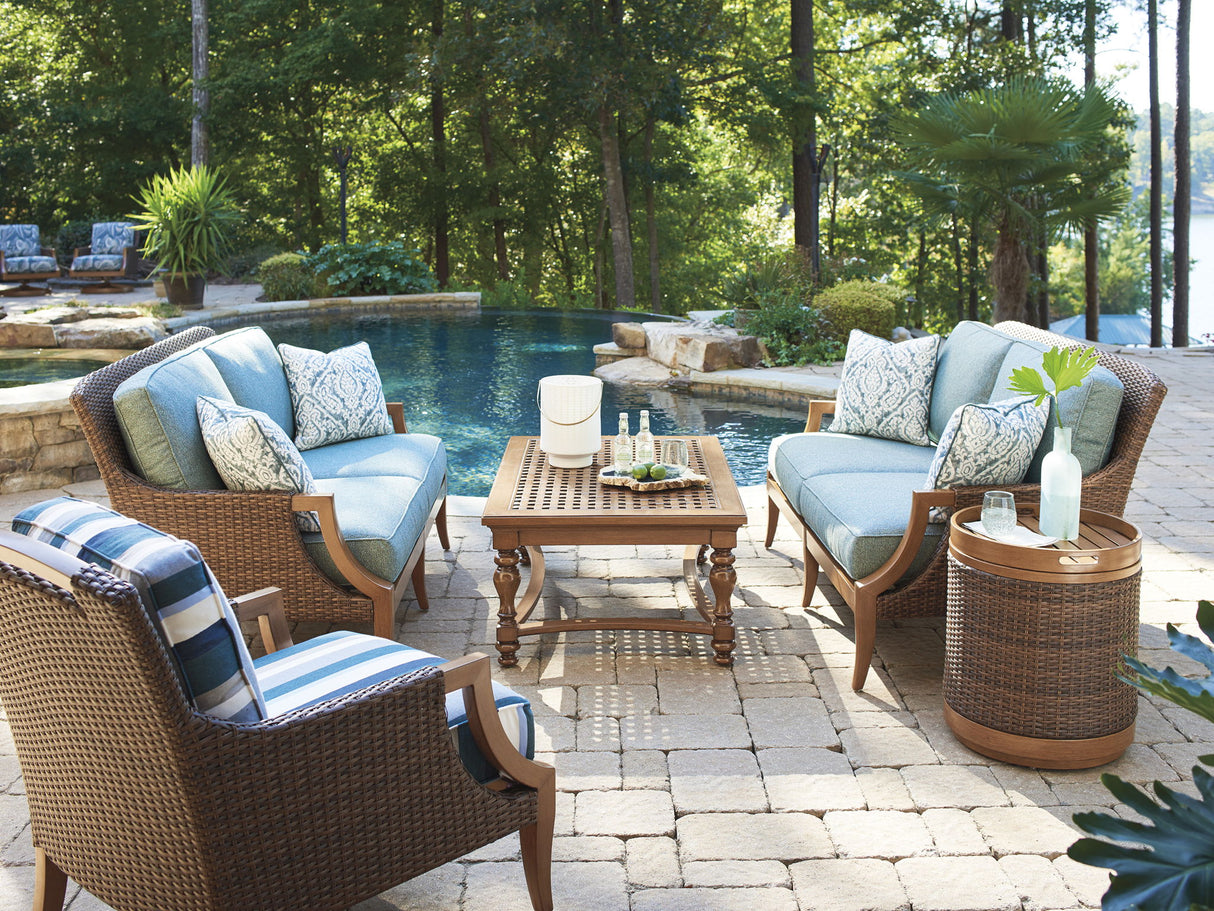 Harbor Isle - Wood Lounge Chair - Dark Brown