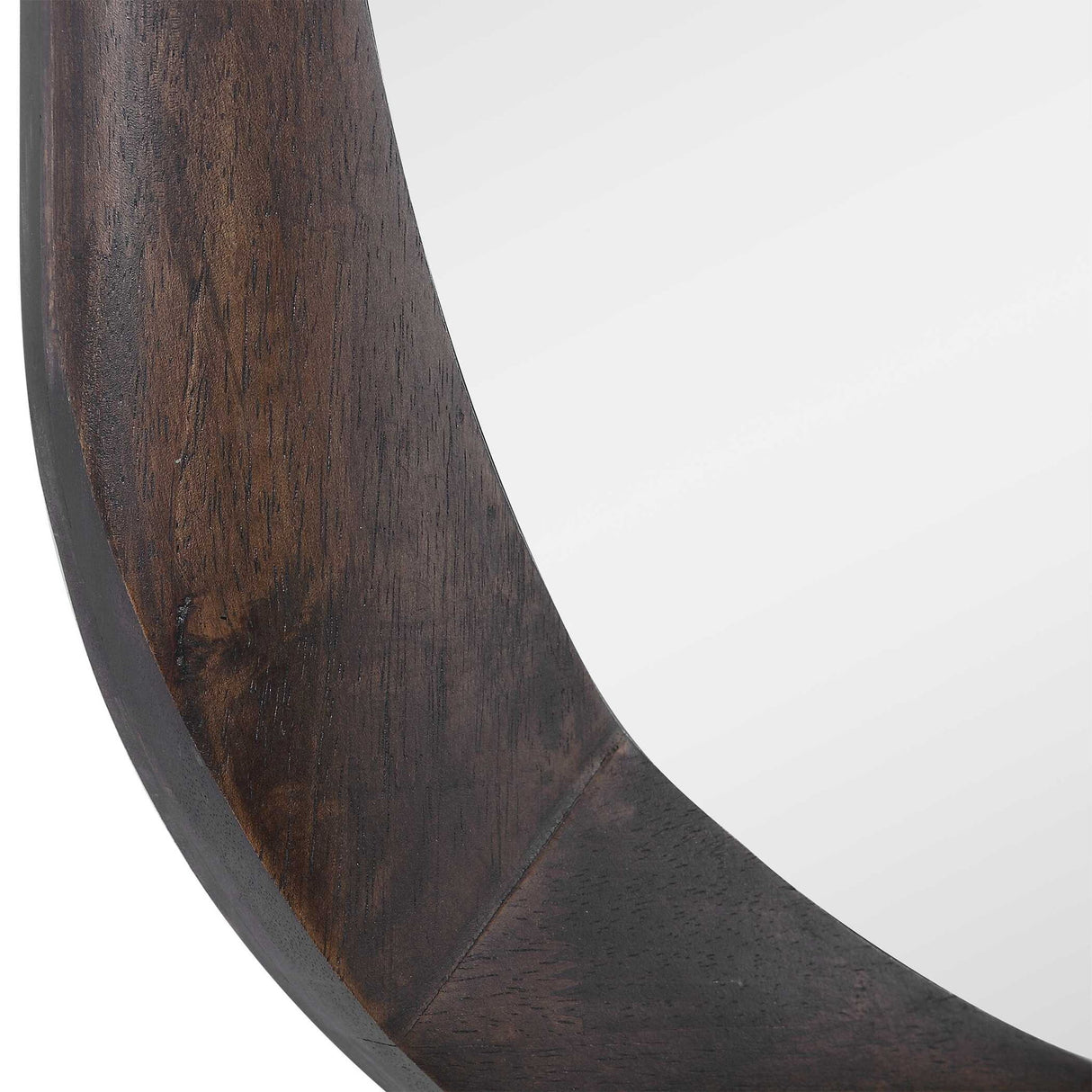 Sheldon - Mid-century Mirror - Brown, Dark