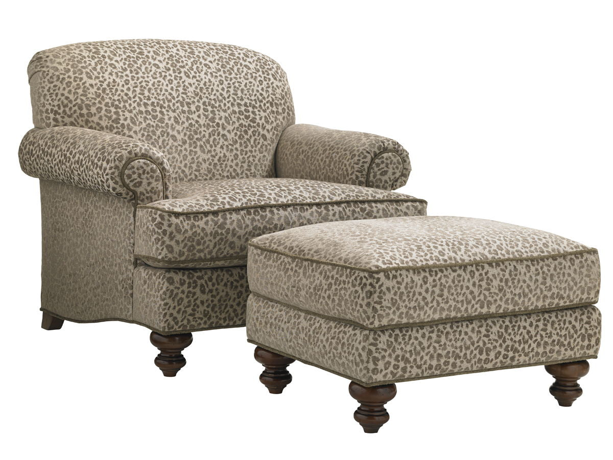 Coventry Hills - Asbury Ottoman - Gray