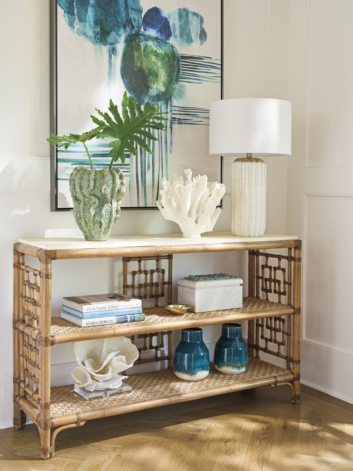 Key Biscayne - Sailfish Console Table - Light Brown