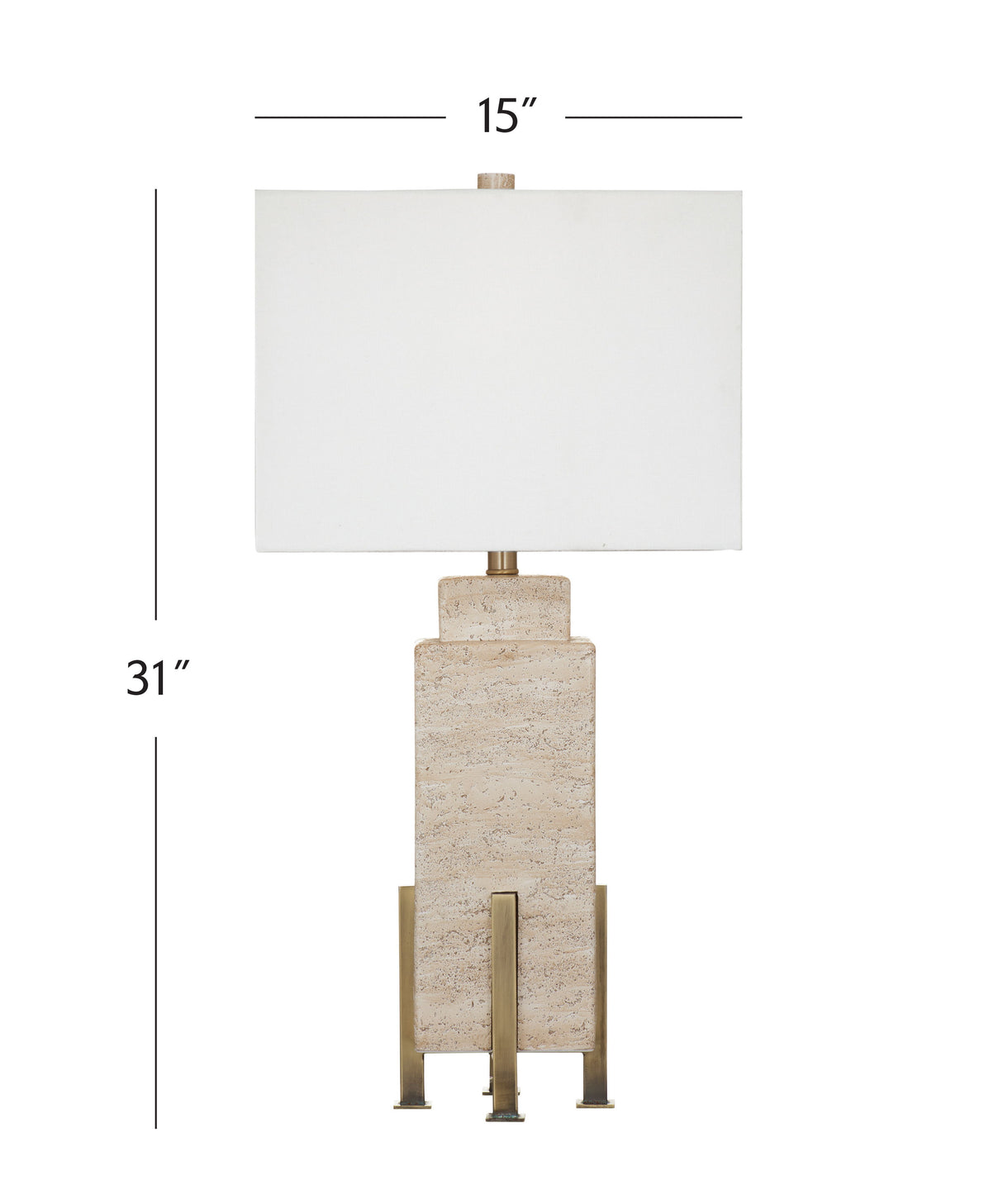 Iris - Table Lamp - Beige
