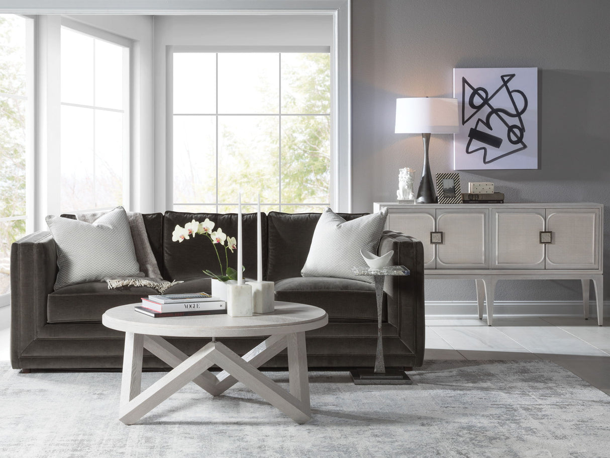 Signature Designs - Isoceles Round Cocktail Table - White