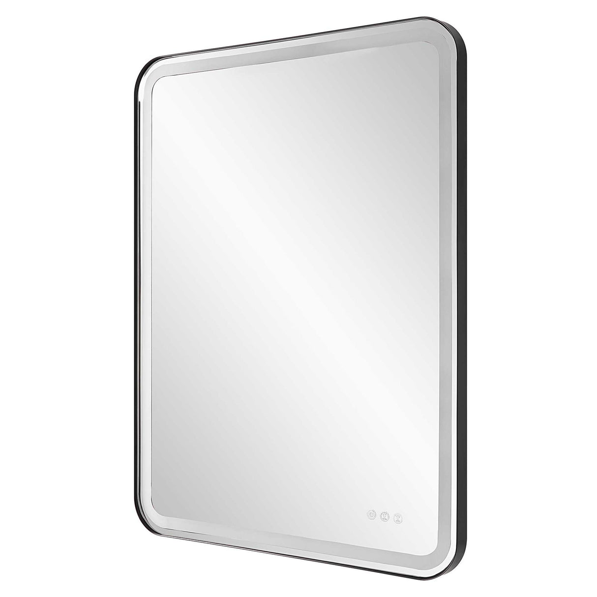 Crofton - Lighted Large Mirror - Black
