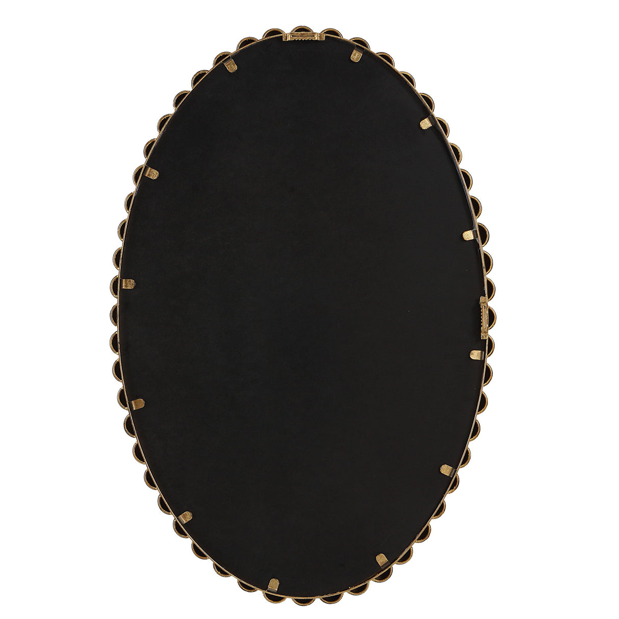 Serna - Gold Oval Mirror