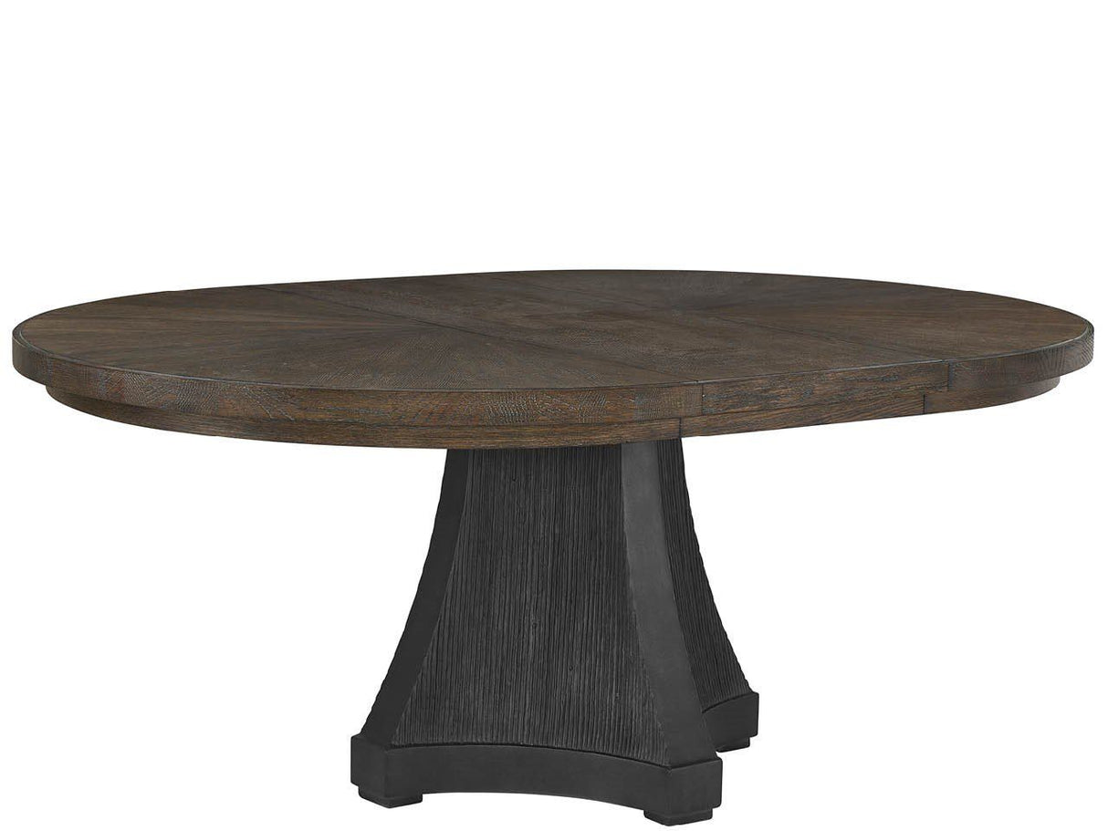 Montclair - Cinder Dining Table - Dark Brown / Dark Gray
