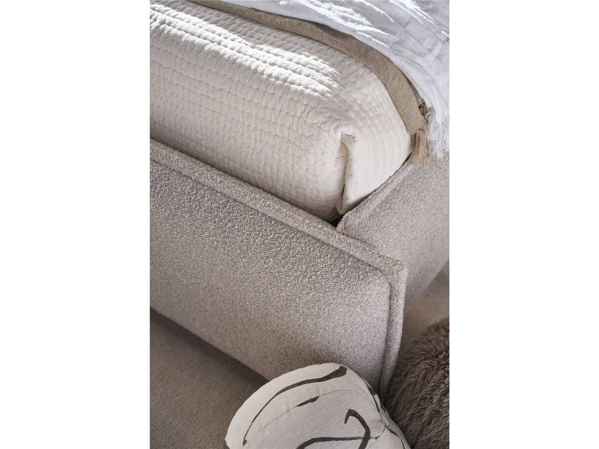 New Modern - Lux King Upholstered Bed - Gray