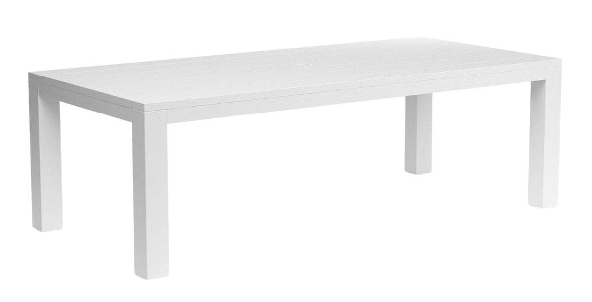 Newport - Rectangular Extension Dining Table - Satin White