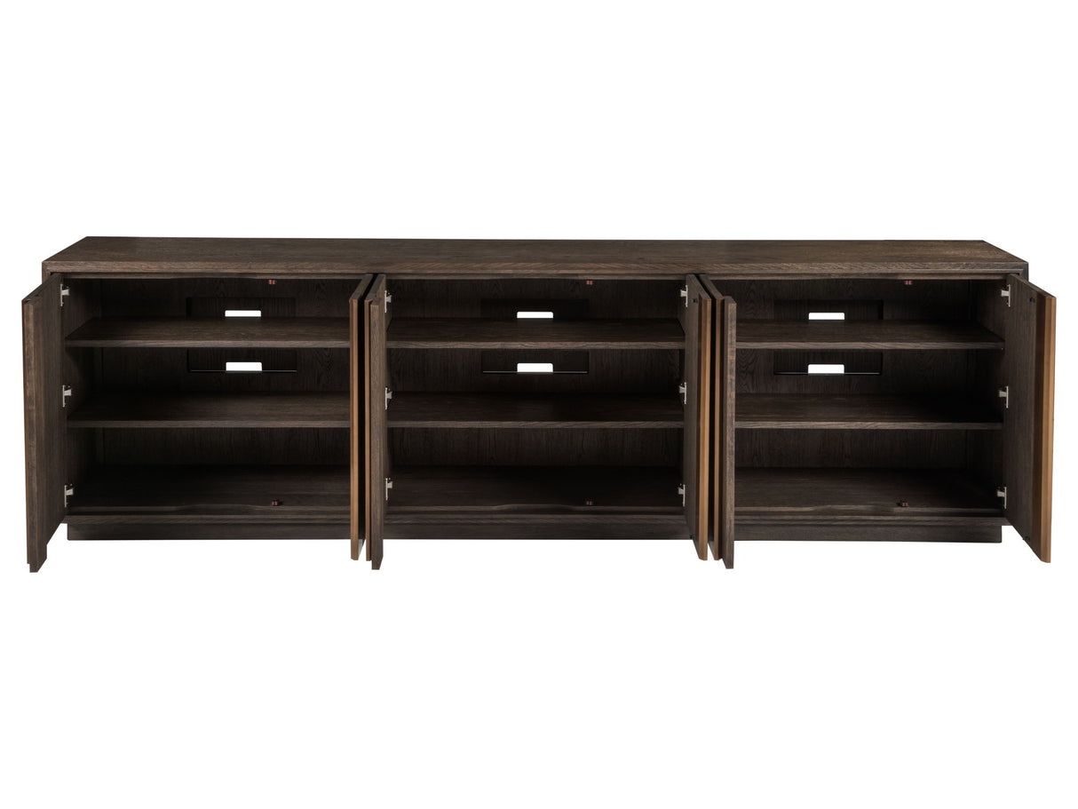 Andare - Long Media Console - Dark Brown