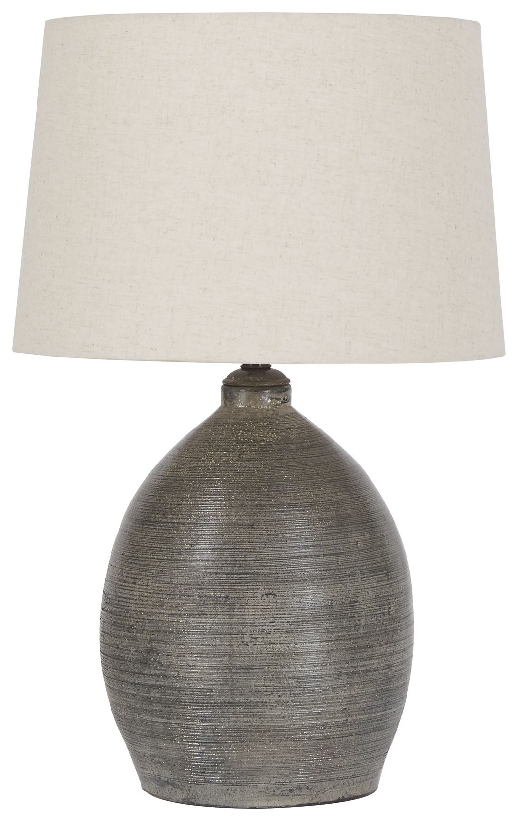 Joyelle - Terracotta Table Lamp - Gray