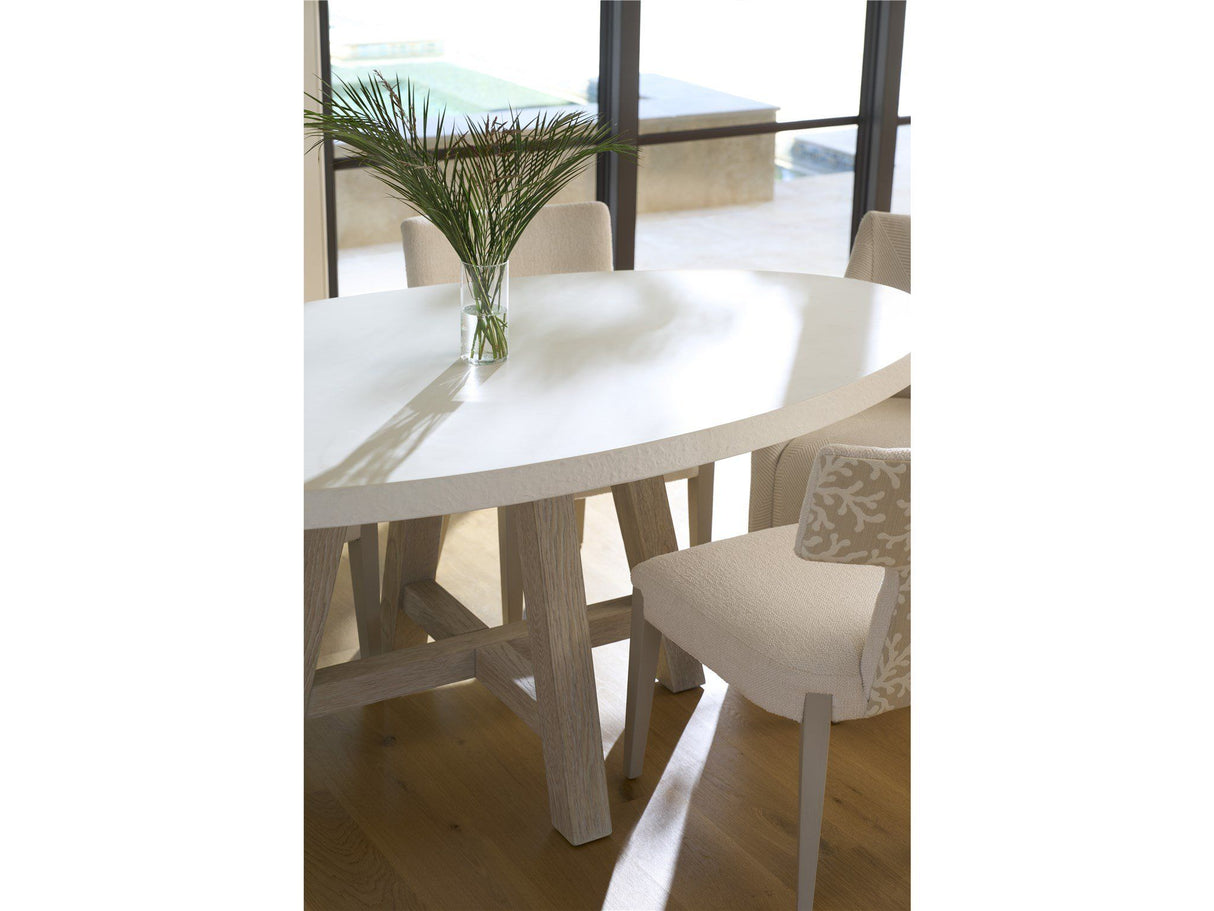 Oasis - Dockside Dining Table - White / Beige