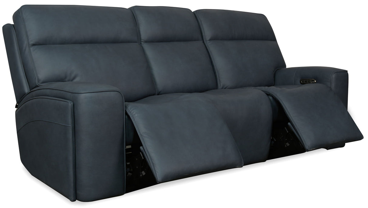 MS - Riverton Power Sofa With Power Headrest And Lumbar