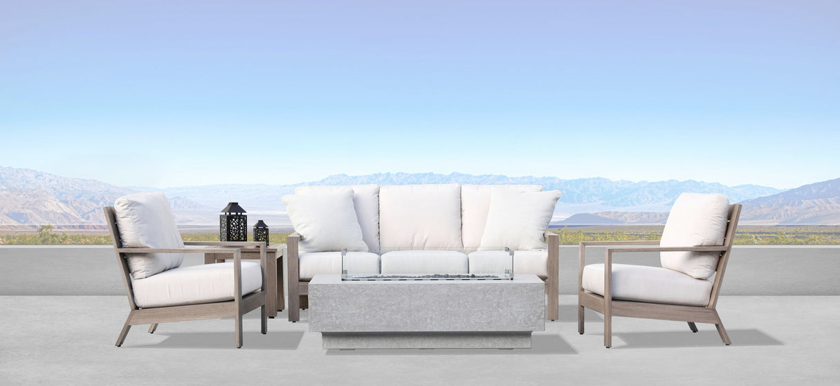 Laguna - Sofa, No Welt - Canvas Flax / Gray