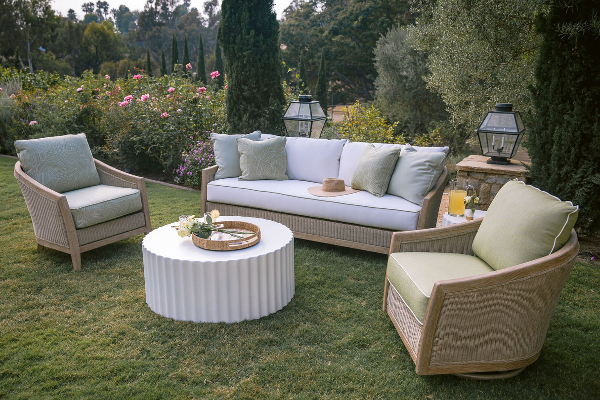 Cambria - Club Chair - Gray / White