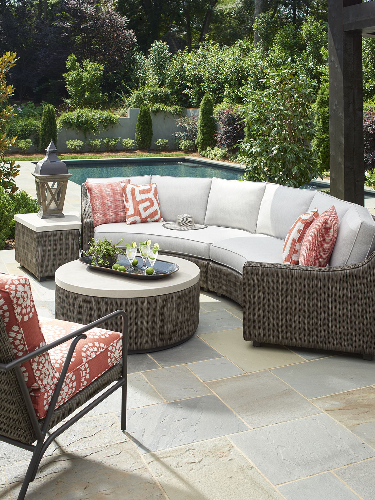 Cypress Point Ocean Terrace - Occasional Chair - Dark Gray