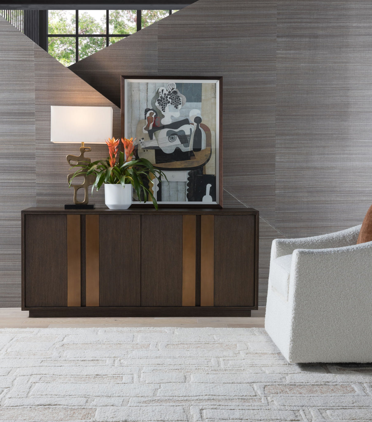 Andare - Media Console - Dark Brown