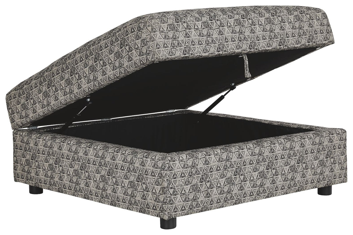 Kellway - Ottoman With Storage - Bisque