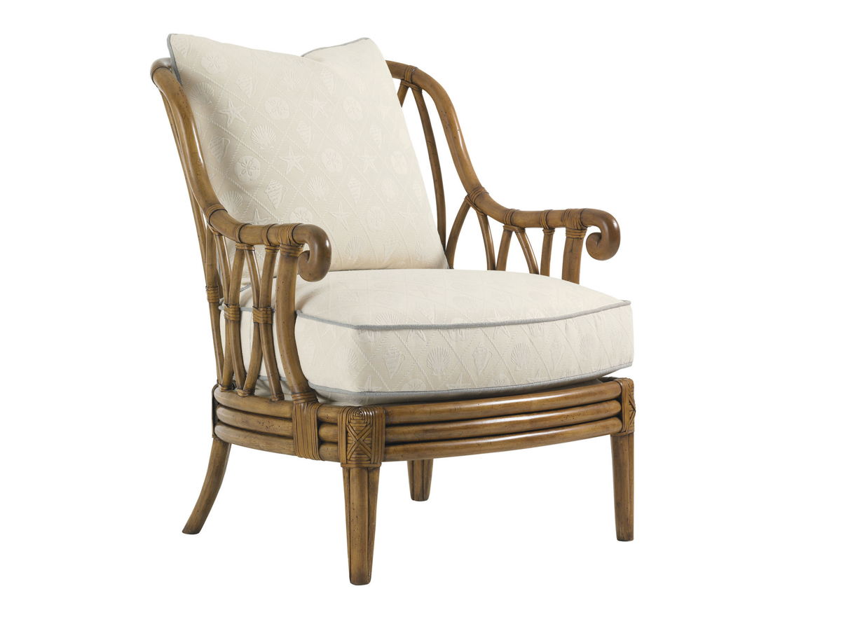 Tommy Bahama Upholstery - Ocean Breeze Chair - Dark Brown