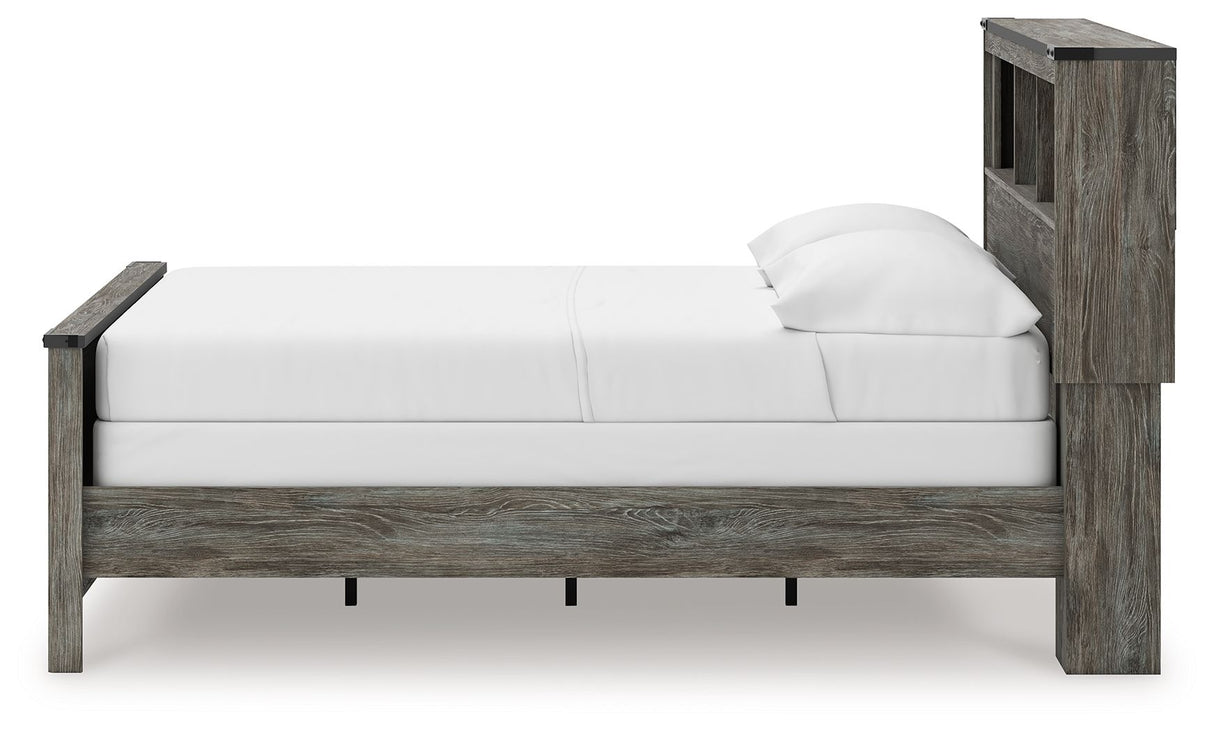 Frandern - Bookcase Panel Bedroom Set