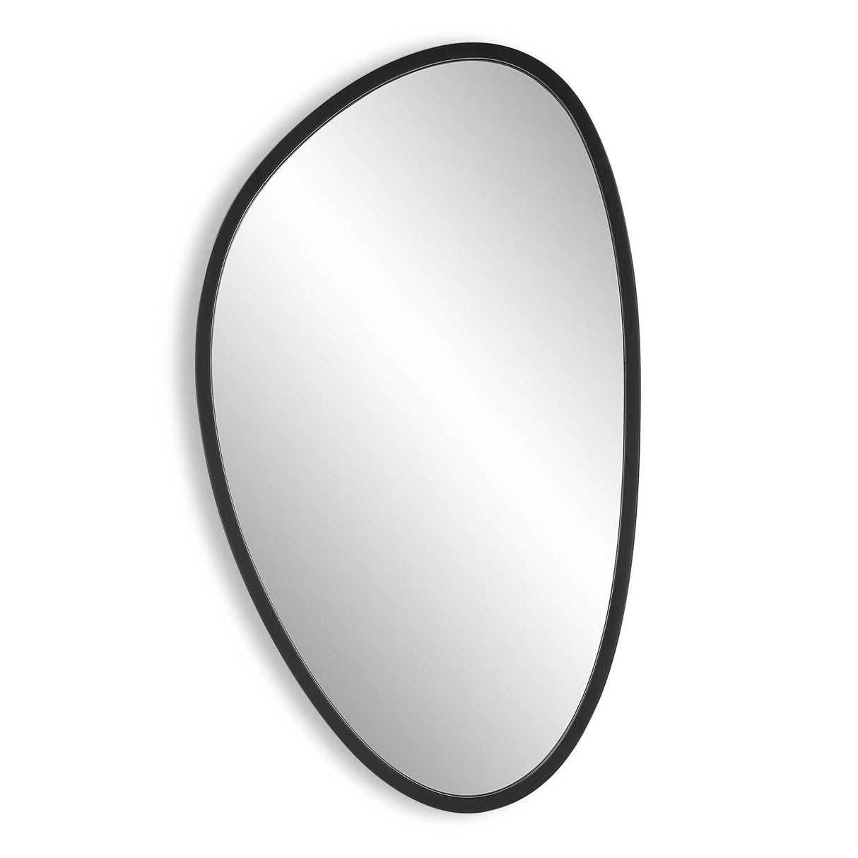 Asymmetrical Mirror - Matte Black