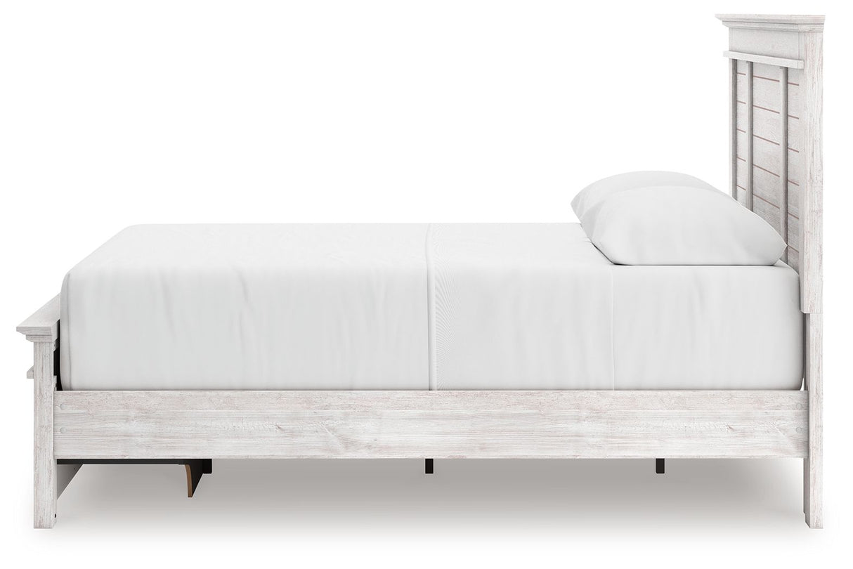 Makidern - Panel Storage Bed