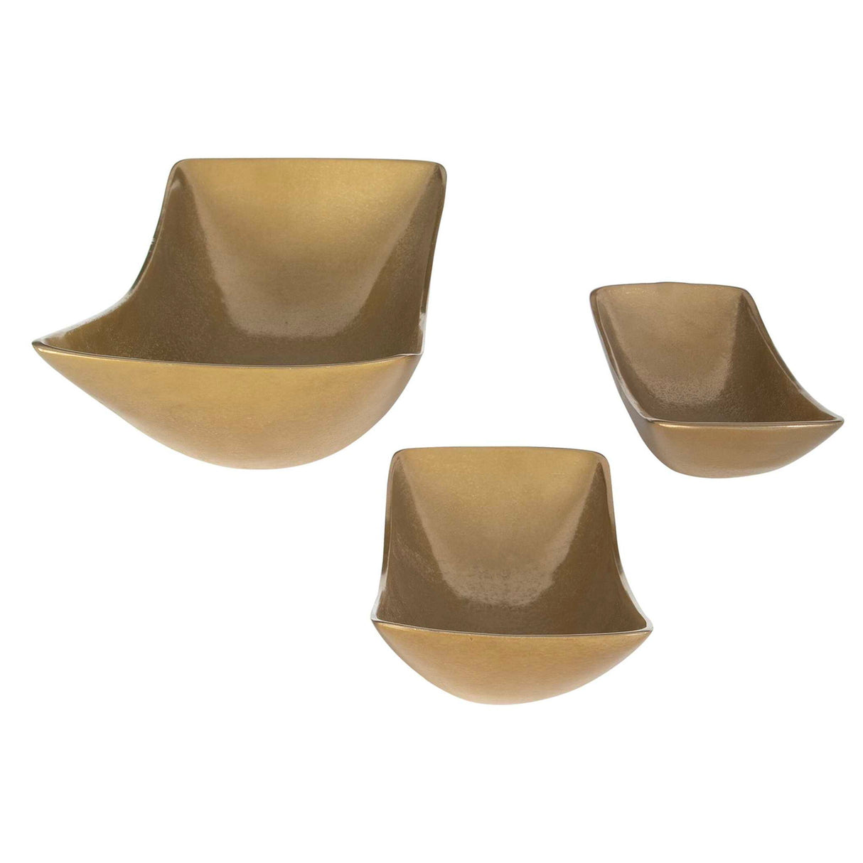 Anas - Bowls Set Of 3 - Antique Brass