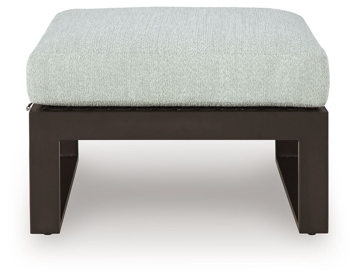 Beachloft - Ottoman With Cushion - Black / Gray