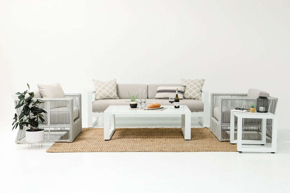 Miami - Club Chair, With Self Welt - Echo Ash / Pearl Silver