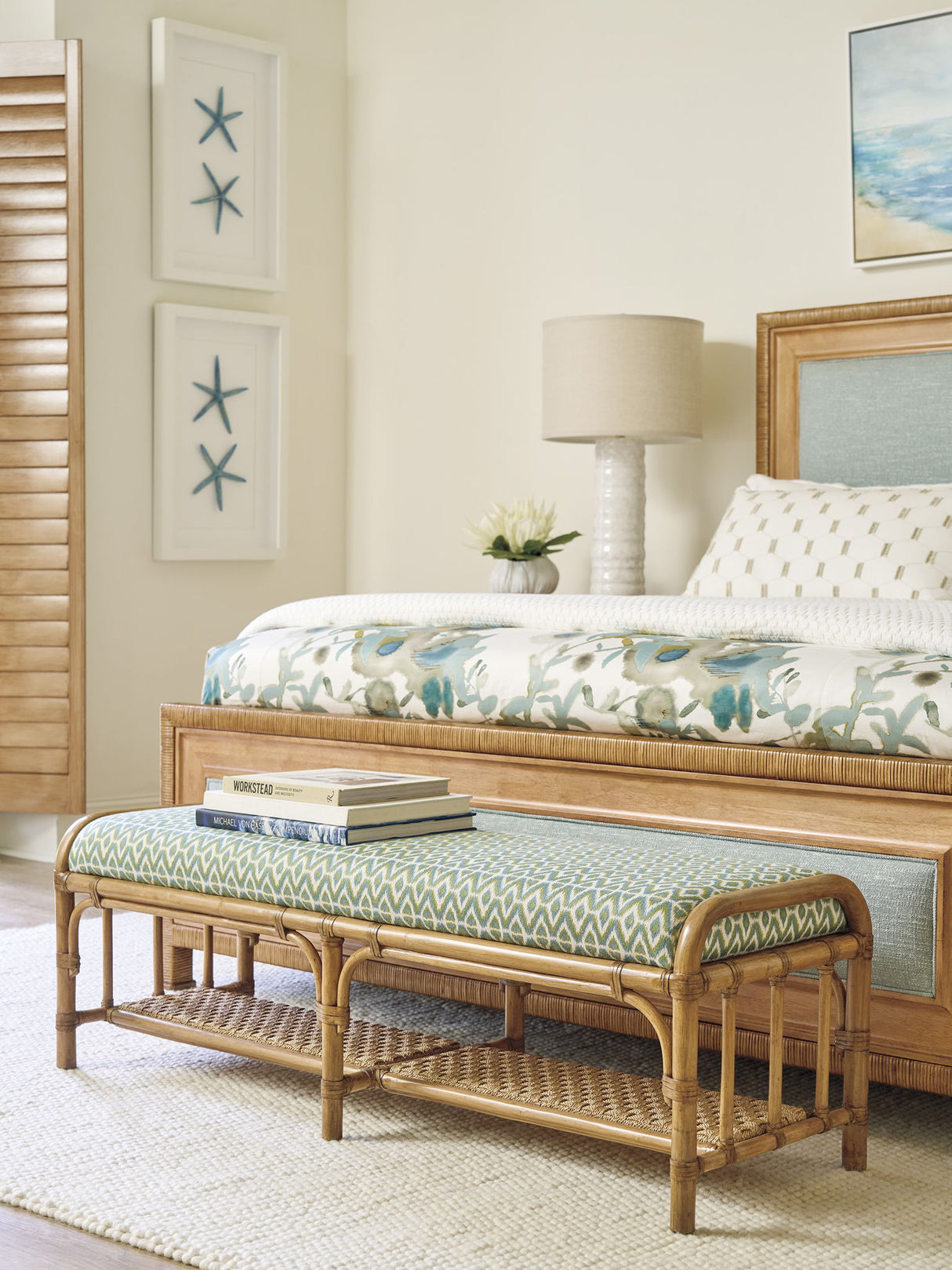 Key Biscayne - Doral Bench - Light Brown / Beige