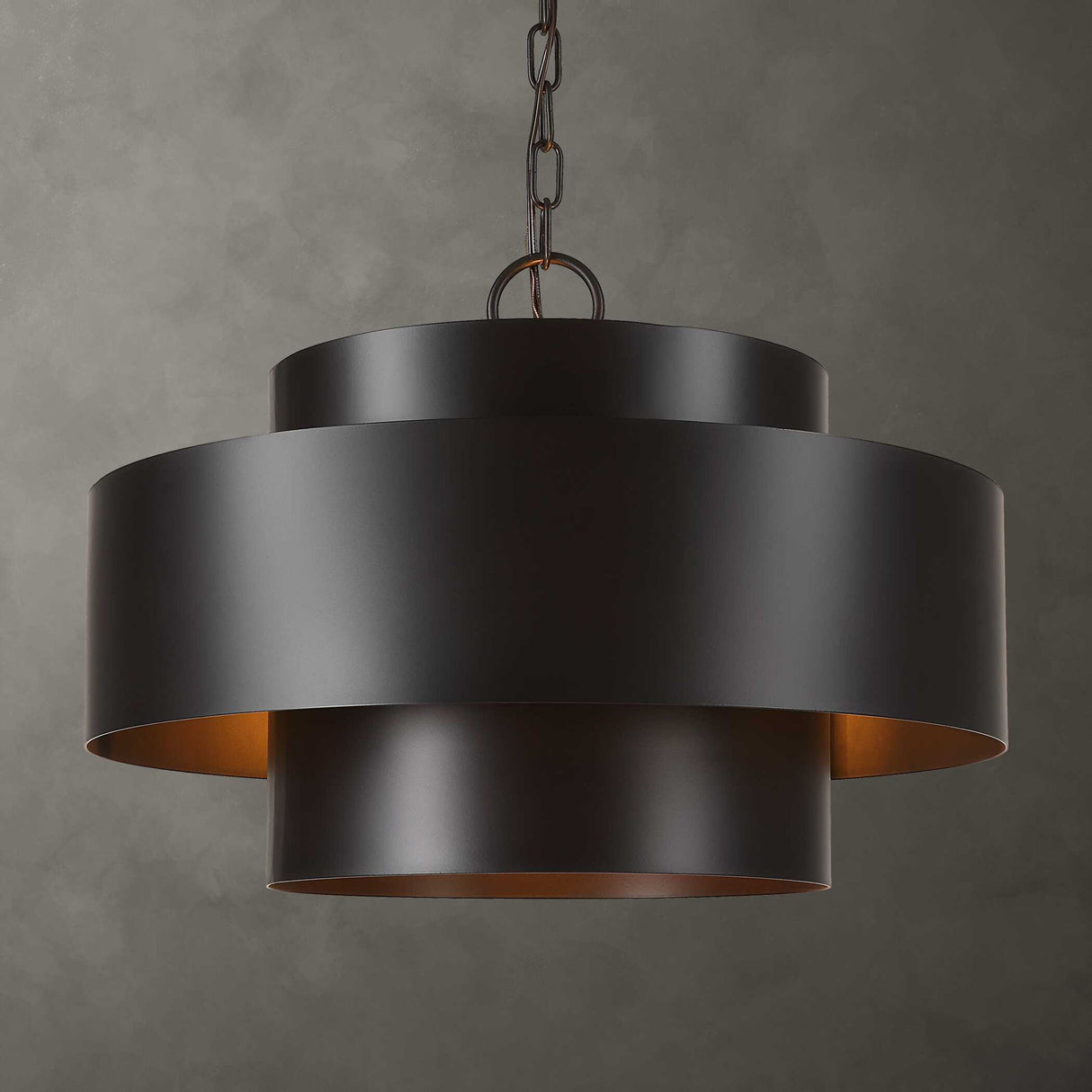 Youngstown - 4 Light Pendant - Dark Bronze