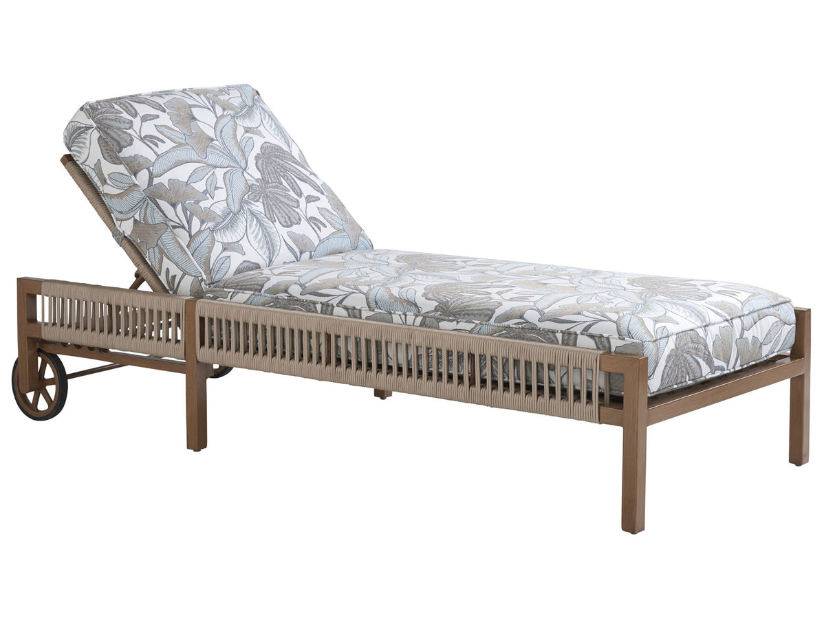 St Tropez - Chaise Lounge - Light Brown