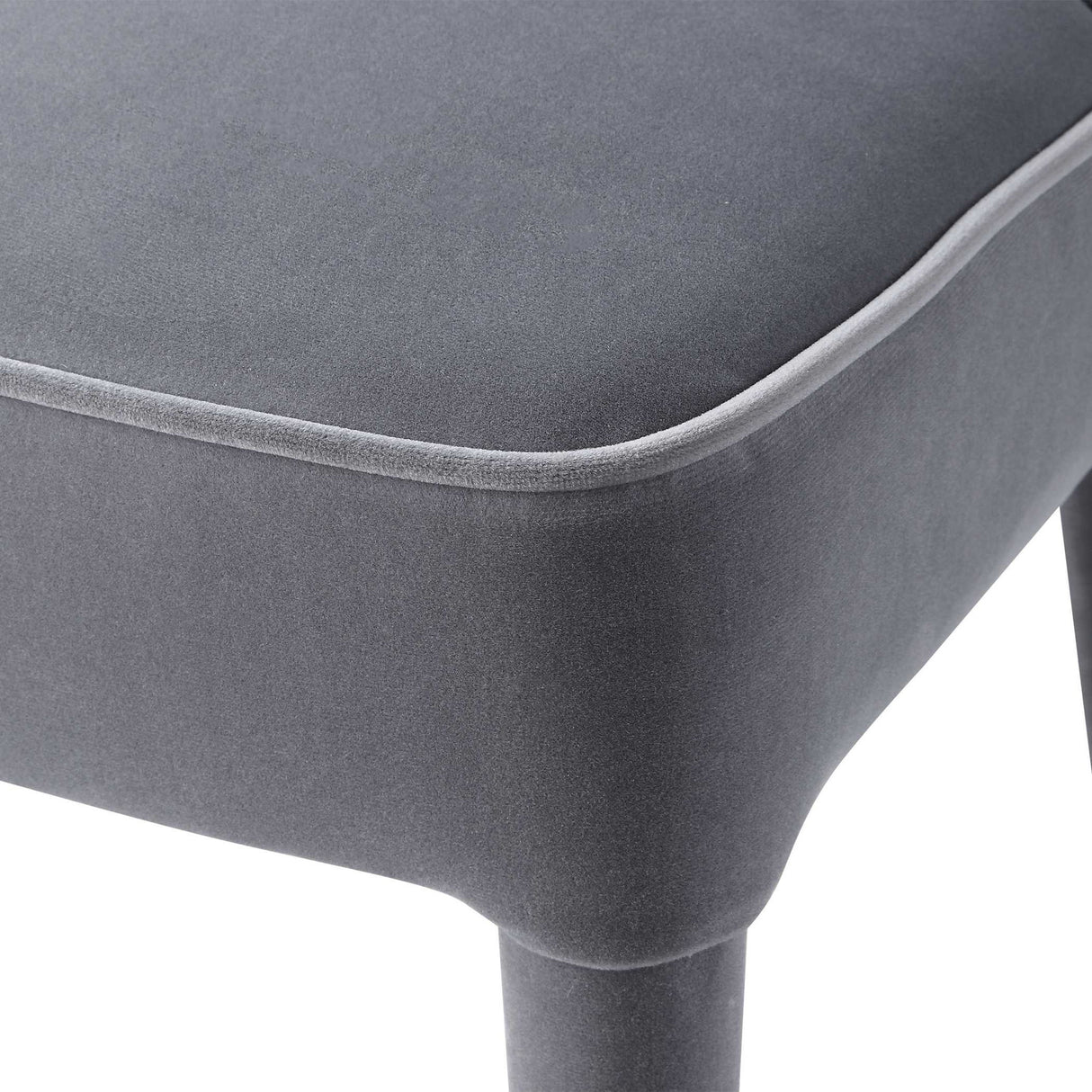 Brie - Armless Chair, Set Of 2 - Gray
