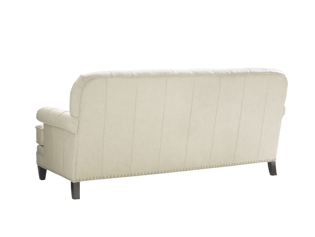 Oyster Bay - Hillstead Leather Settee - Beige