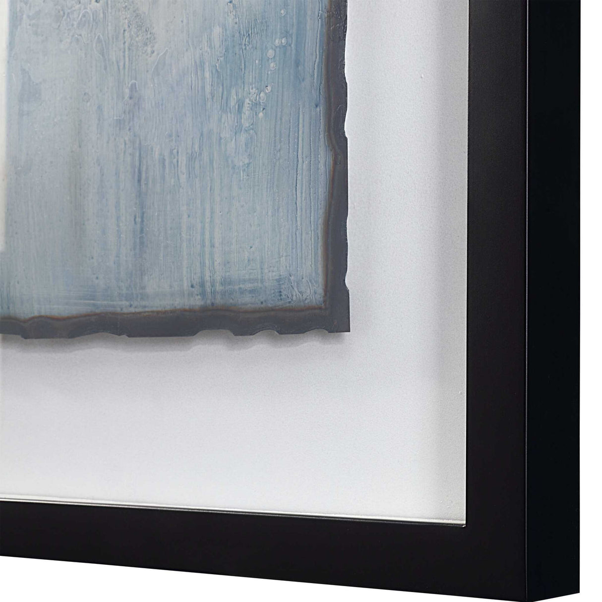 Glimmering Agate - Abstract Prints, Set Of 2 - Blue