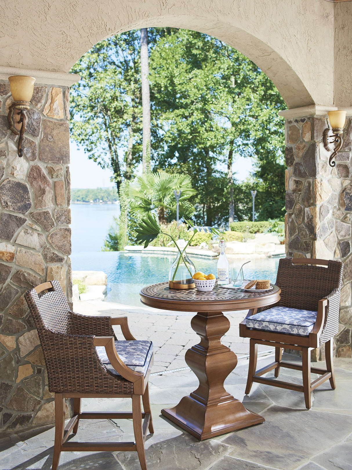 Harbor Isle - Counter Stool - Dark Brown