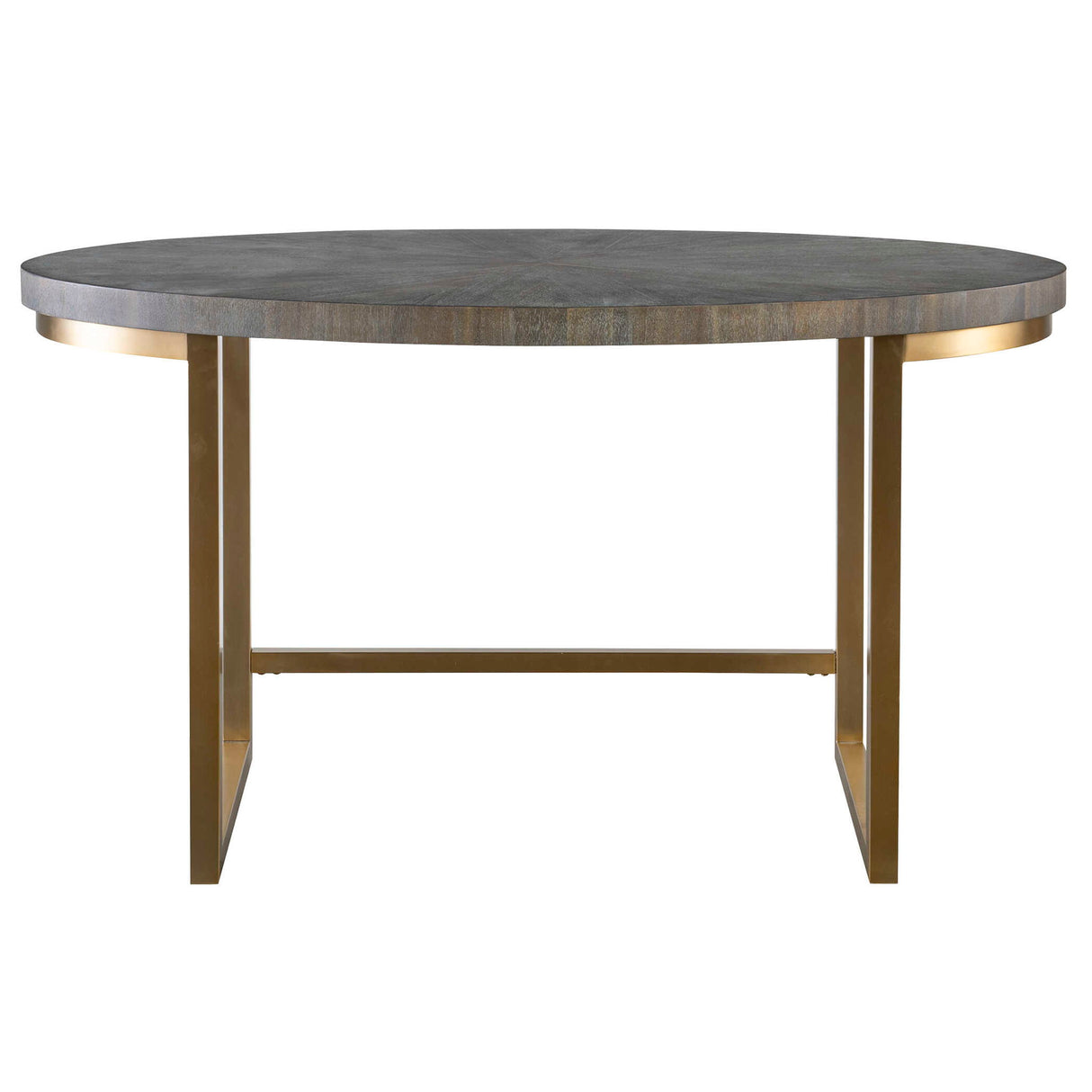 Taja - Oval Desk - Gray