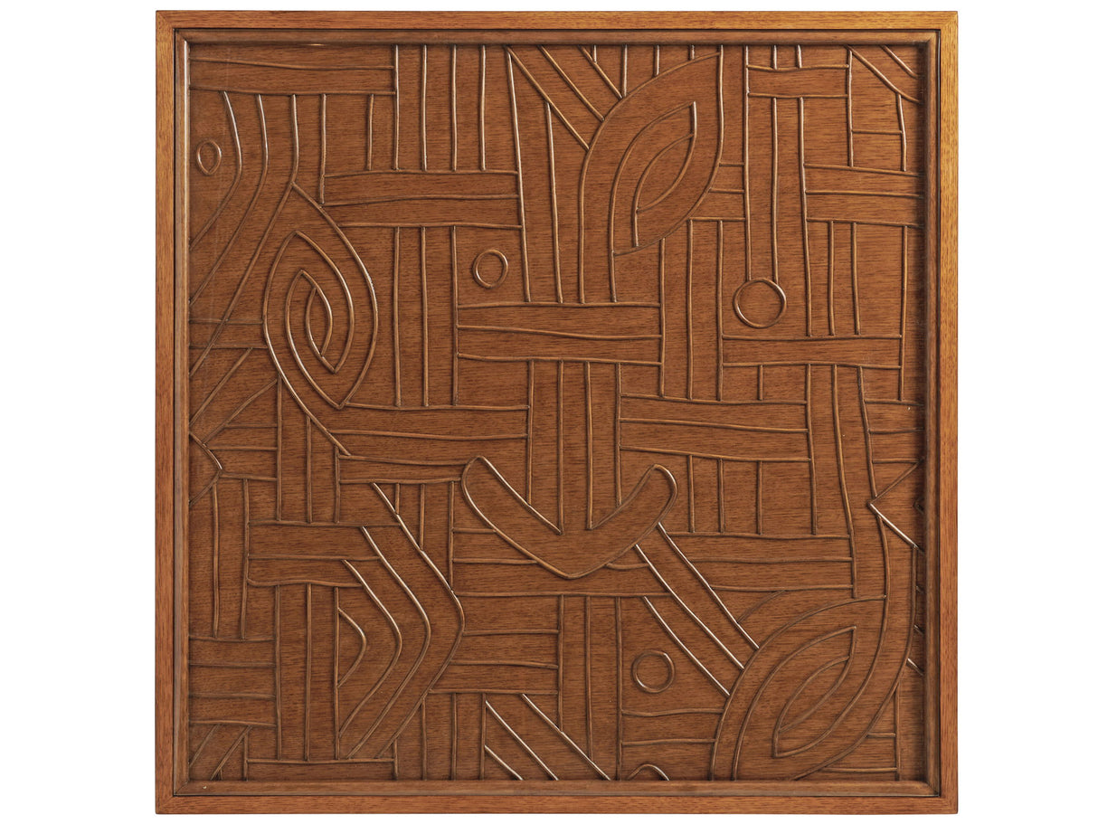 Palm Desert - Redford Square Rattan Cocktail Table - Dark Brown