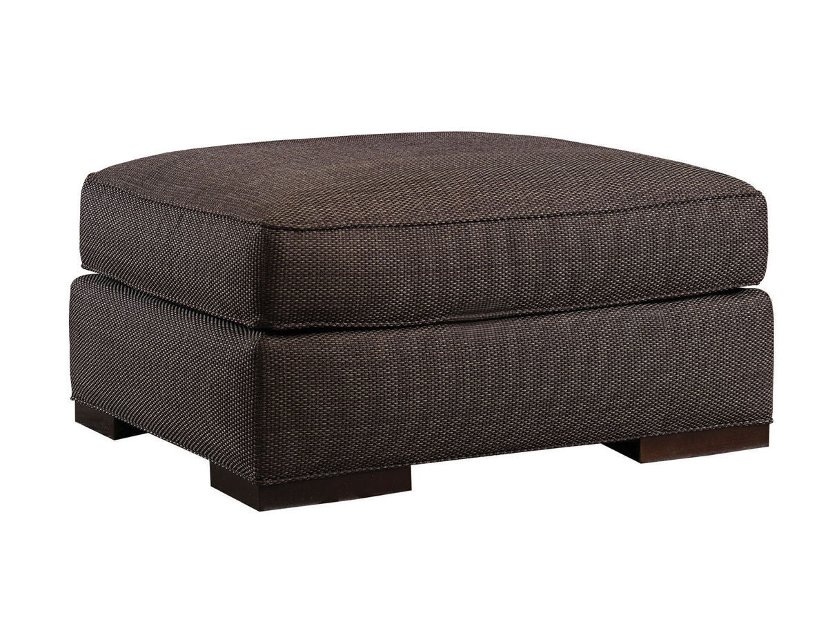 Lexington Upholstery - Bond Ottoman - Dark Brown
