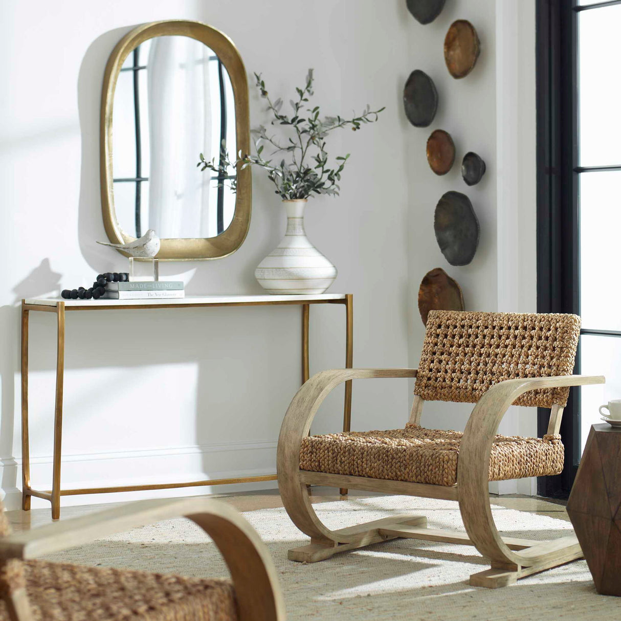 Affinity - Marble Console Table - White