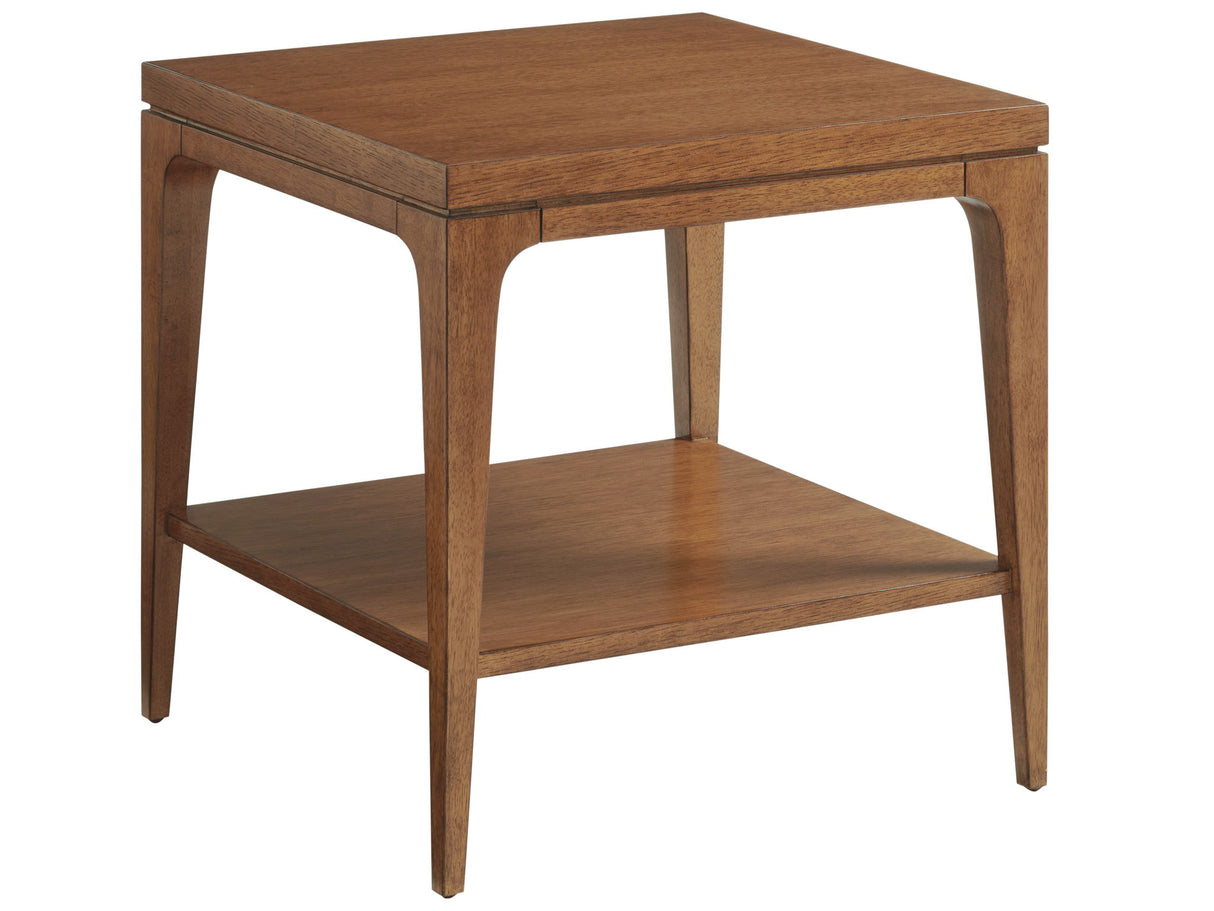 Palm Desert - Kinsley Square Lamp Table - Dark Brown