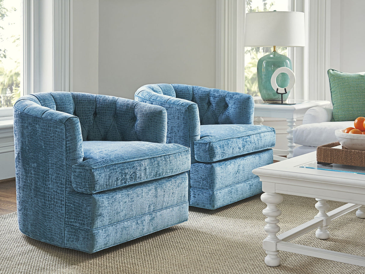 Barclay Butera Upholstery - Cliffhaven Swivel Chair