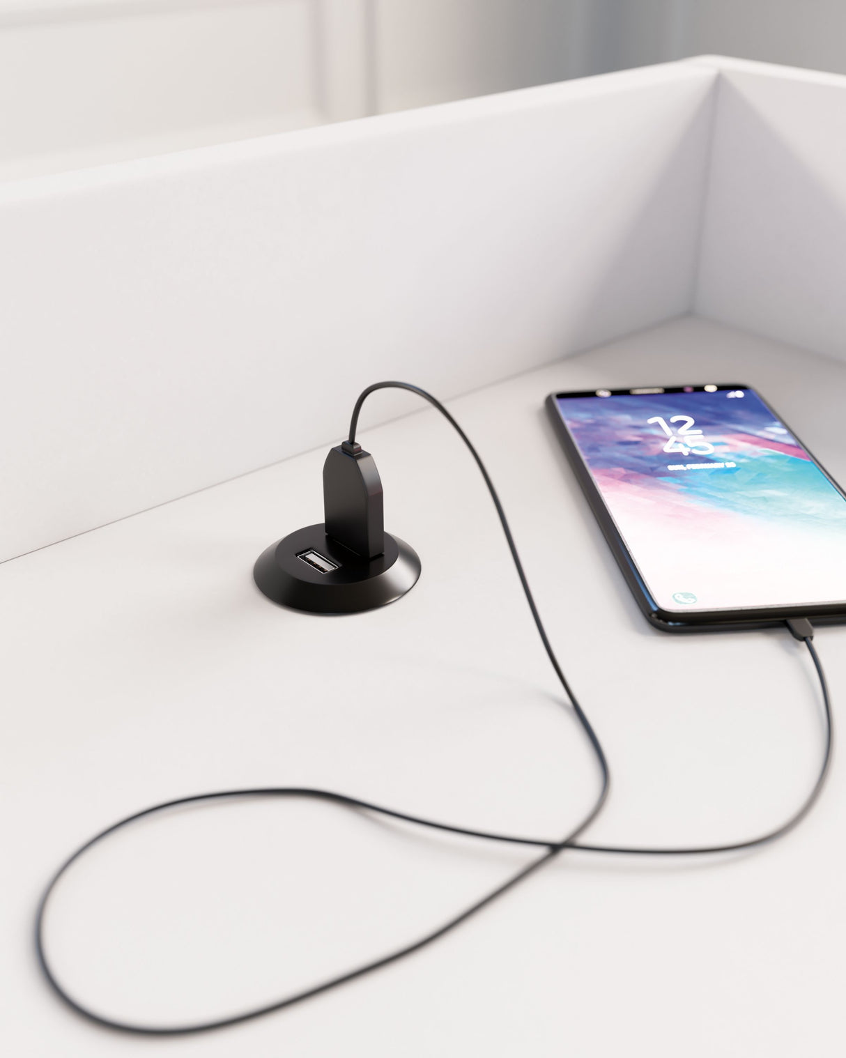 Blariden - Accent Table - White